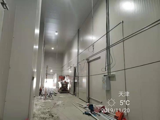某餐飲管理有限公司食品冷庫(kù)建造案例